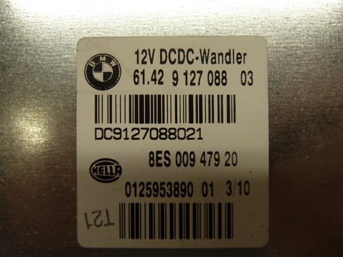 2010 MINI ONE DCDC CONVERTITORE TENSIONE COPPIA CONVERTITORE MODULO 9127088 - Foto 2 di 5