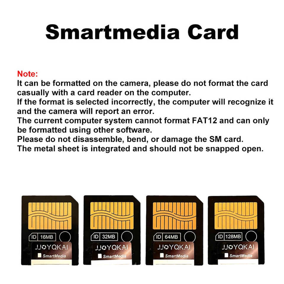 JJOYQKAI Smartmedia Card 16MB SM Card SM Memory Card Wholesale Lot - Image 4 of 4