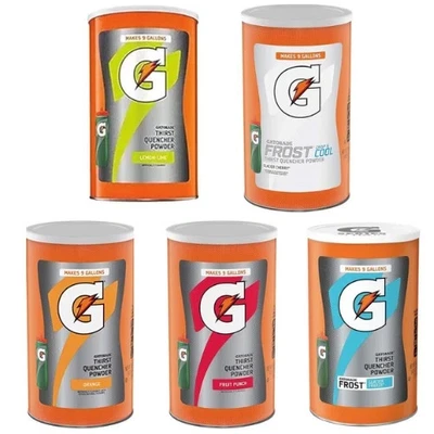 BRANDED Gatorade Thirst Quencher Powder Water Rehydrate 76.5oz Canister