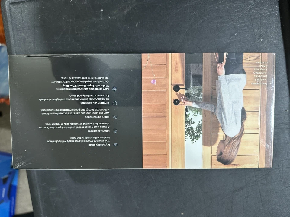 NUEVO Level Lock Smart Lock - Negro Mate C-L14U Modelo B4 Edición Táctil Foto 3 de 4