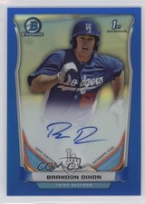 2014 Bowman Chrome Prospect Blue Refractor /150 Brandon Dixon #BCAP-BD Auto 14qk