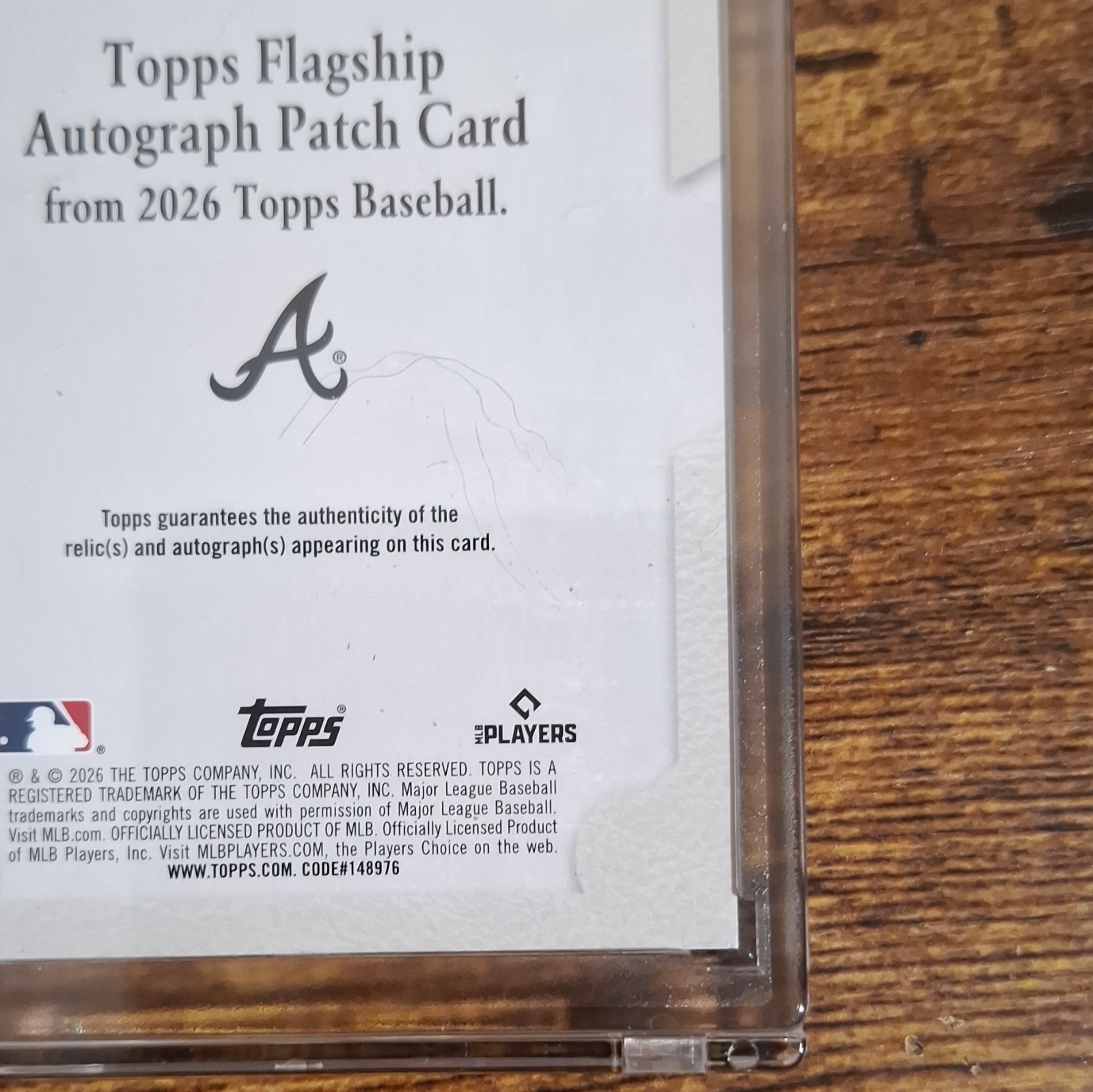 Topps 2026 Baseball Atlanta Braves Ronald Acuña Jr. Auto Patch TFAPU-RAJ 03/10 view 10