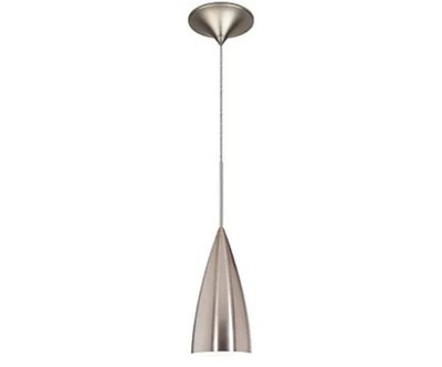 WAC Lighting MP-LED966-CH/CH Modern Bullet LED Pendant Ceiling Light Chrome Cano