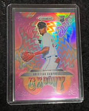 Kristian Campbell  2025 Panini Prizm Groovy SSP Case Hit (RC) - Rare - Red Sox