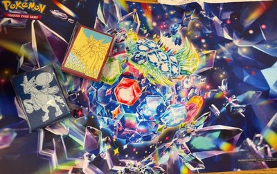 Pokemon TCG Terapagos Ex Playmat Premium Collection plus 2 sets of card covers