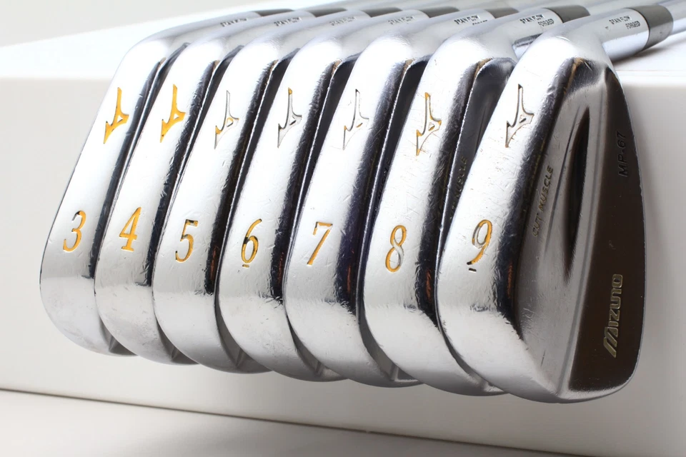 7Pcs MIZUNO MP-67 Iron set 3-4-5-6-7-8-9 Stiff Flex Dynamic Gold Shaft RH Irons - Image 3 of 4