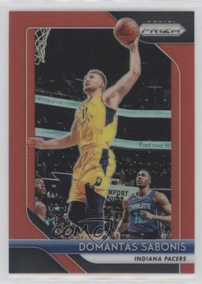 2018-19 Panini Prizm Red Prizm 256/299 Domantas Sabonis #174 s3g