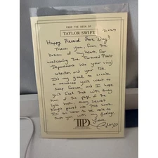 Taylor Swift RSD 2024 Note Card RARE KEPT IN PLASTIC PROTECTOR