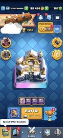 CR 66 LVL | 53 MAXED CARDS | 11K+ Trophies | 130K+ GOLD | 110 Emotes | CHEAP