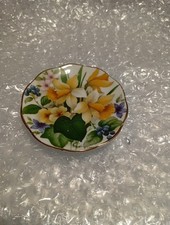 Bone China Small Plate With Flowers Made By Regency In England