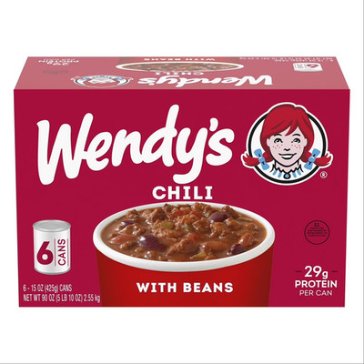 Wendy s Chili With Beans Canned Chili 6 Pack 15oz Ready to Eat Soup