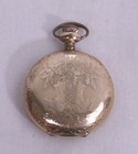 ELGIN LADIES GOLD FILLED FANCY HUNTER CASE POCKET WATCH 1900s — photo 3