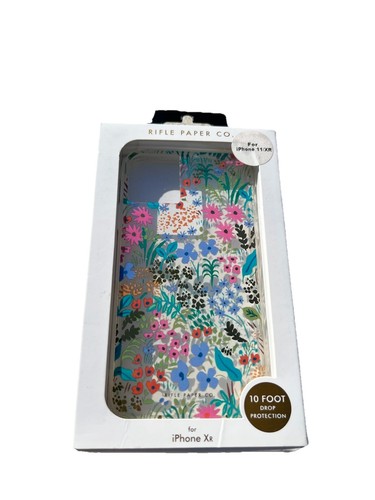 New Rifle Paper Co. Matte Floral Protective Clear Case for IPhone 11/XR!!