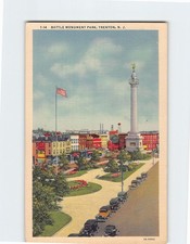 Postcard Battle Monument Park Trenton New Jersey USA North America