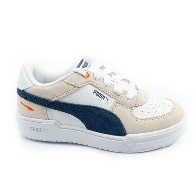 Puma CA Pro Remix PS Kinder Sneaker Lederschuhe Freizeit Schuhe Retro Weiß