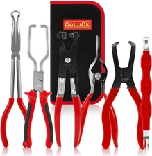 6Pcs Electrical Connector Tool Kit - Pliers, Separator, Remover, Clamp Clip, Dis