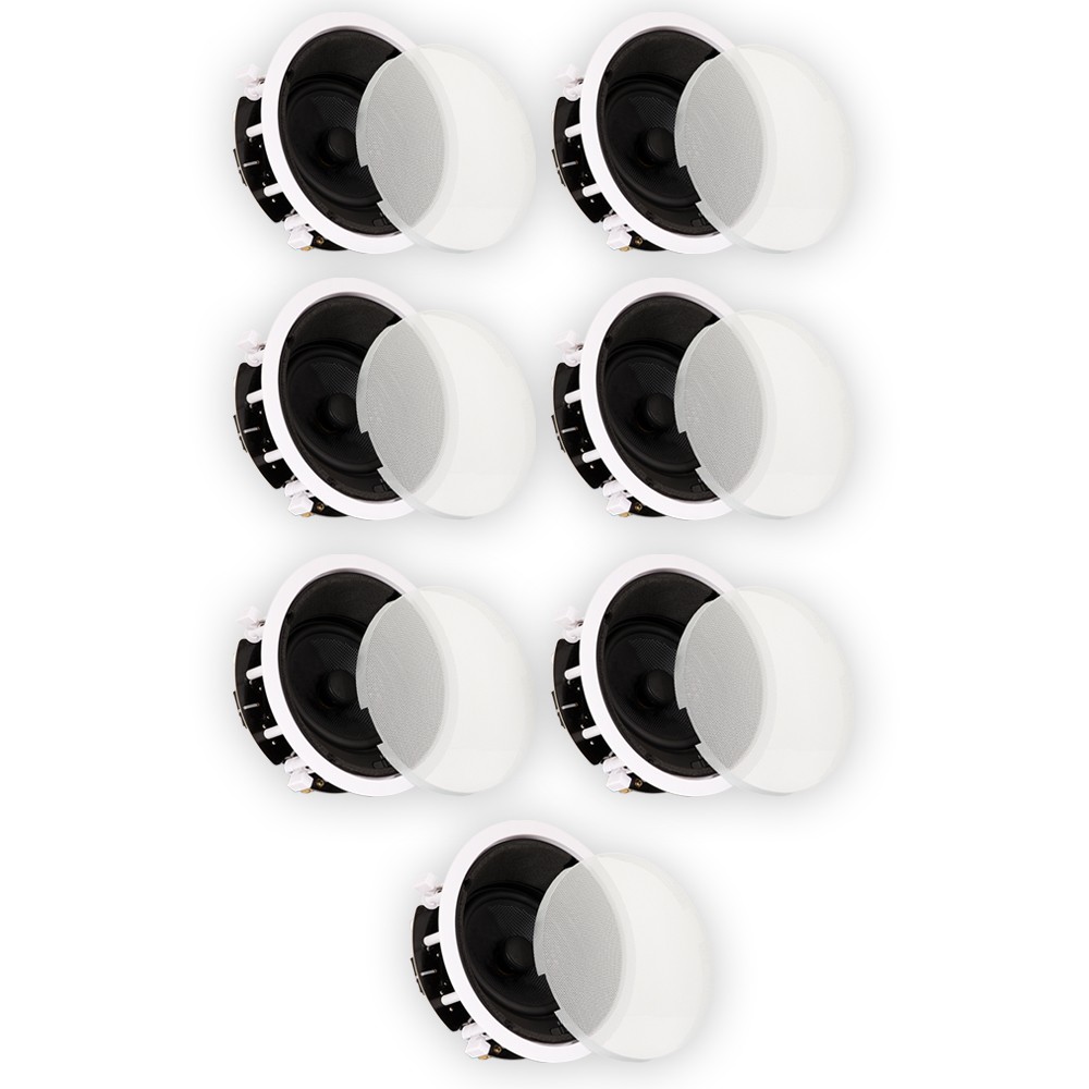 Theater Solutions TSS6A Flush Mount Angled Speakers with 6.5