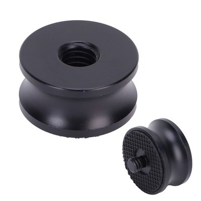 3/8 Inch Female to 1/4 Inch Male Threaded Adapter for Tripod Monopod Ballhead