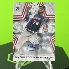 2023 Topps Series 2 - Baseball Stars Autographs Simeon Woods Richardson #BSA-SW