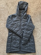 Columbia Womens Black Hooded Puffer Jacket Fu...