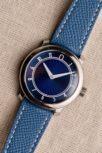 2017 MING Titanium Blue Guilloché  Mosaic Dial 37.07 Full Set Near Mint 1/150 LE
