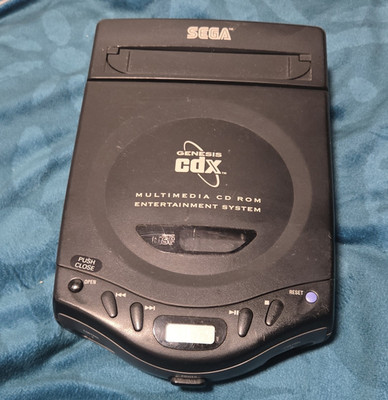 SEGA Genesis CDX Console Black CD-ROM Compatible Headphone Jack NTSC 1994