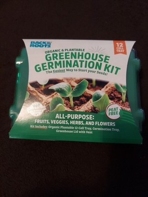 Back to the Roots 12-Cell Greenhouse Germination Kit | Seed Starting Tray wit...