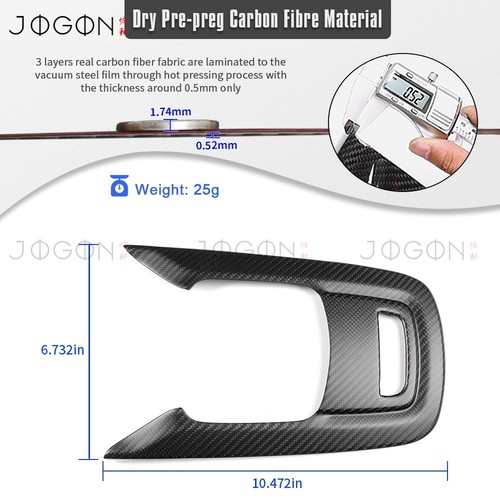 Matte Carbon Center Gear Shift Panel Cover For Toyota GR Corolla 2023 2024 2025 - Picture 2 of 15