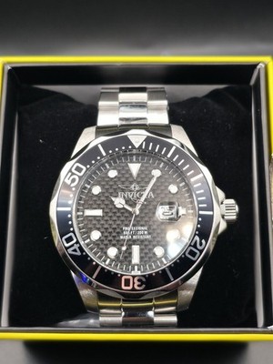 Invicta Grand Diver 12562 Men s 47mm Black Carbon Fiber Dial Watch