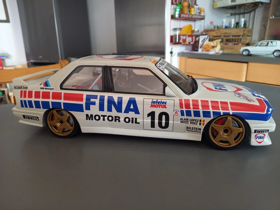 BMW M3 échelle 1/12 Base Kit Otto Models Tour de Corse 1989 - Photo 4/4