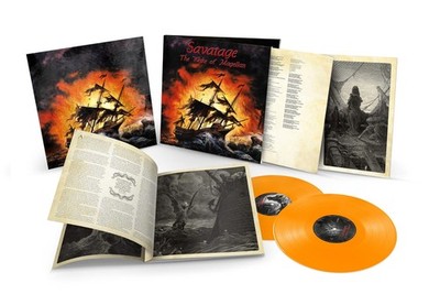 SAVATAGE - The Wake Of Magellan - ltd. Collectors Edition 2-LP orange Vinyl  NEU