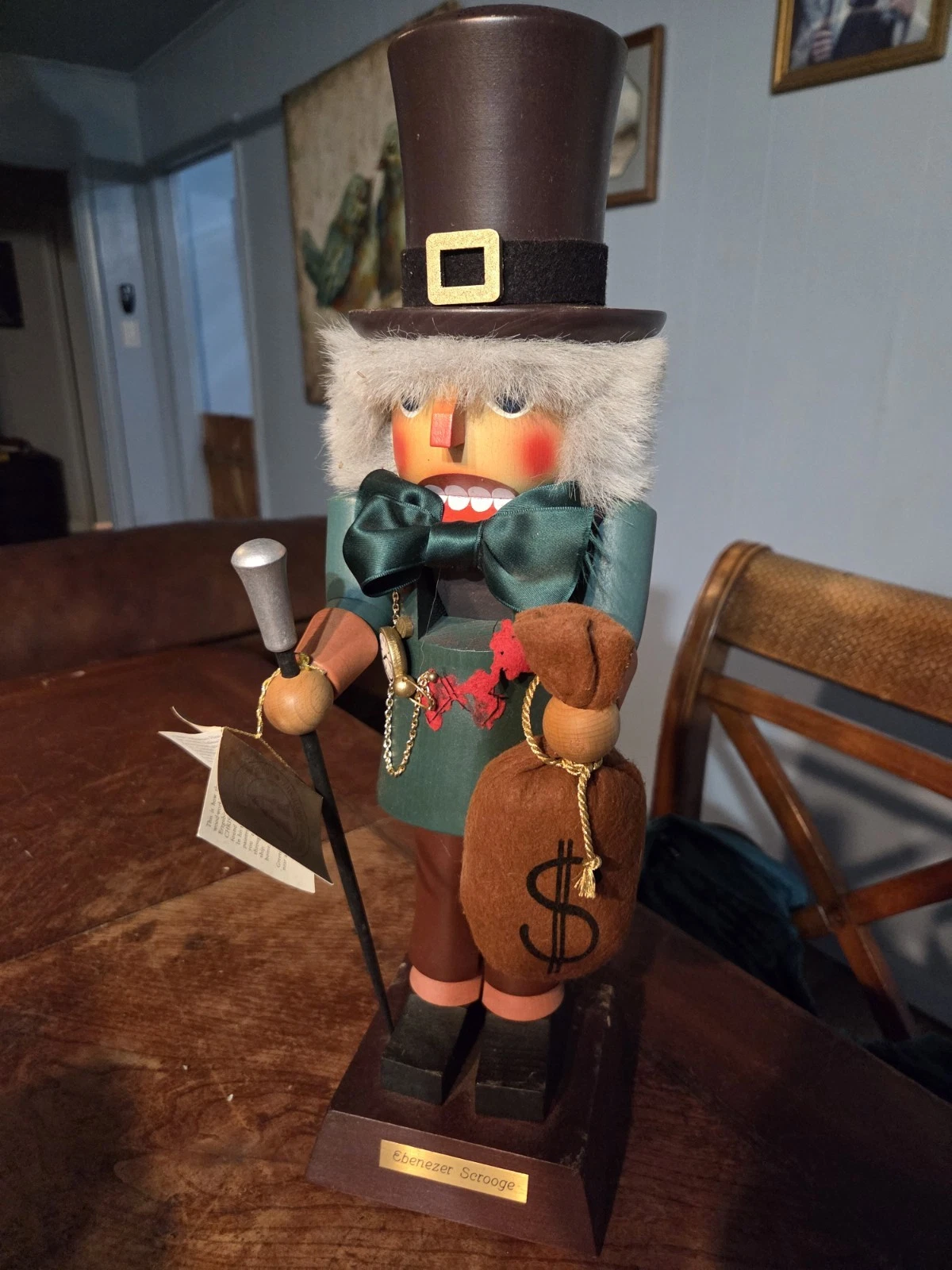 CHRISTIAN ULBRICHT NUTCRACKER "Ebenezer Scrooge" 17.5" TALL WITH TAG
Opens in a new window or tab