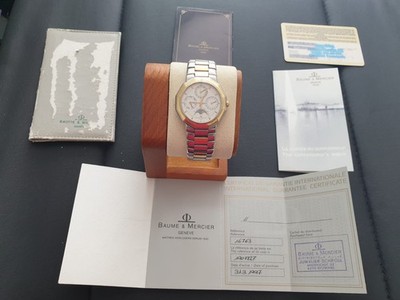 Baume & Mercier Riviera Triple Calendar Moonphase 33mm Ref.46763 Full Papers