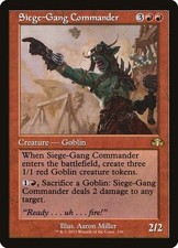 Siege-Gang Commander-Dominaria Remastered-Retro Frame-Foil-330-LP
