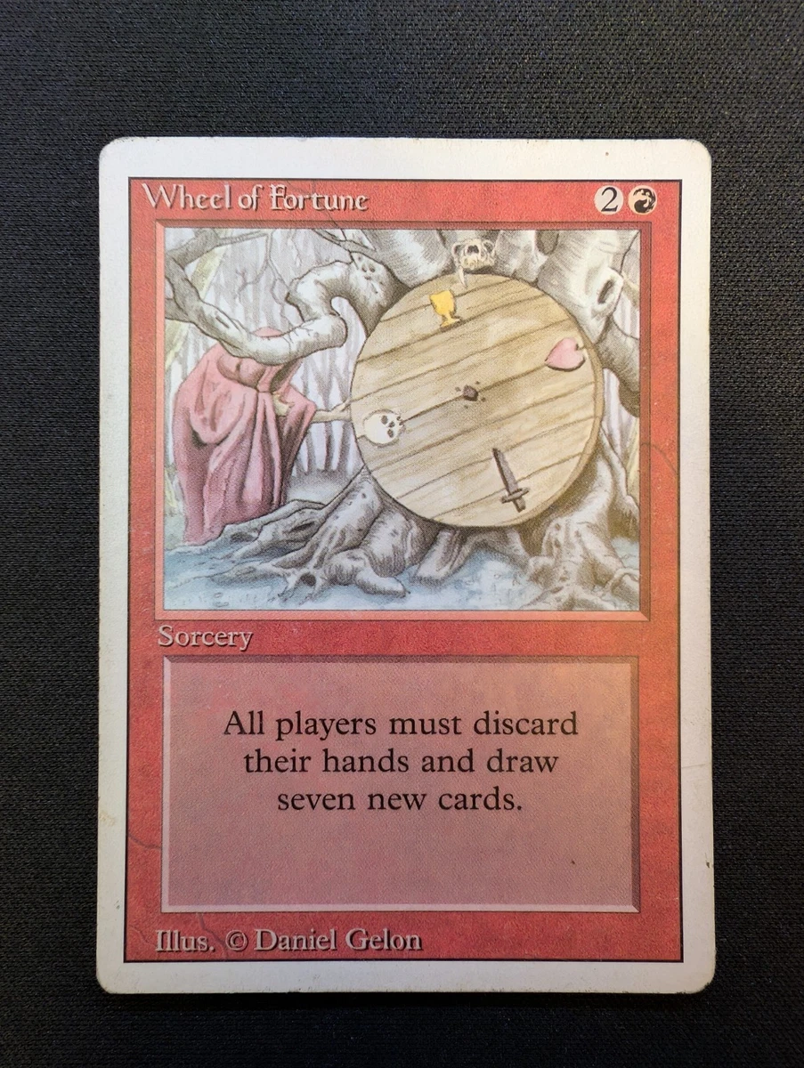 Wheel Of Fortune In Individual Magic: The Gathering Cards for sale
