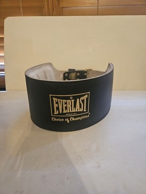 Everlast USA Leather Weight Lifting Belt Size X-Large Model 1018 6'' Padded