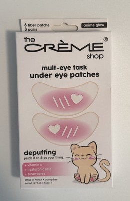 Crème Mult-eye Task Under Eye Patches Depuffing Vitamin C Hyaluronic Strawberry 