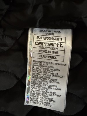 Carhartt WIP | Clash Parka | Black | Men's Size Small | M-51