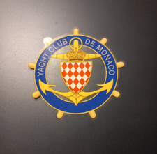 Sticker Yacht Club de Monaco – Vitrophanie Pare-Brise 9 cm – Intérieur voiture