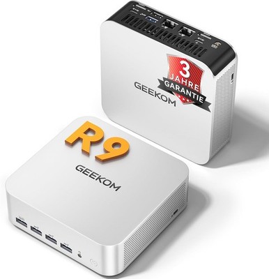 2026 GEEKOM Mini PC A7 Max Mini Computer AMD Ryzen 9 7940HS DDR5 16GB + 1TB SSD