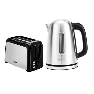 GEEPAS 2-Scheiben-Brot-Toaster & 1,7 l beleuchtender Wasserkocher Kombi-Set