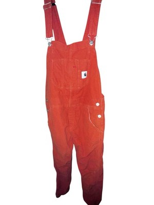 Carhartt wip Womens  carrot  Bibs Overalls Medium Ranch Cowgirl