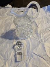 Fenton Hobnail Cruet W/ Stopper