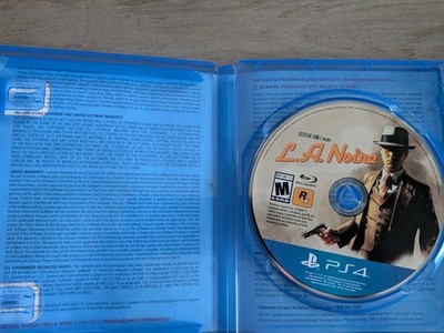L.A. Noire (Sony PlayStation 4 PS4, 2017) w/ Case - Tested & Working
