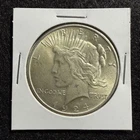 1924 Peace Silver Dollar $1 – 90% Silver – VF Circulated – No Reserve (1D)
