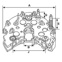 HC-Cargo Gleichrichter, Generator F 032 135 427