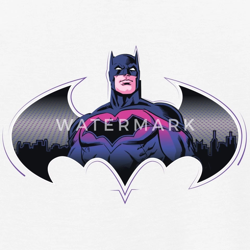 Batman Cooles Design Mit Logo Und Pinkem Kostüm Kinder T-Shirt - Bild 2 von 4