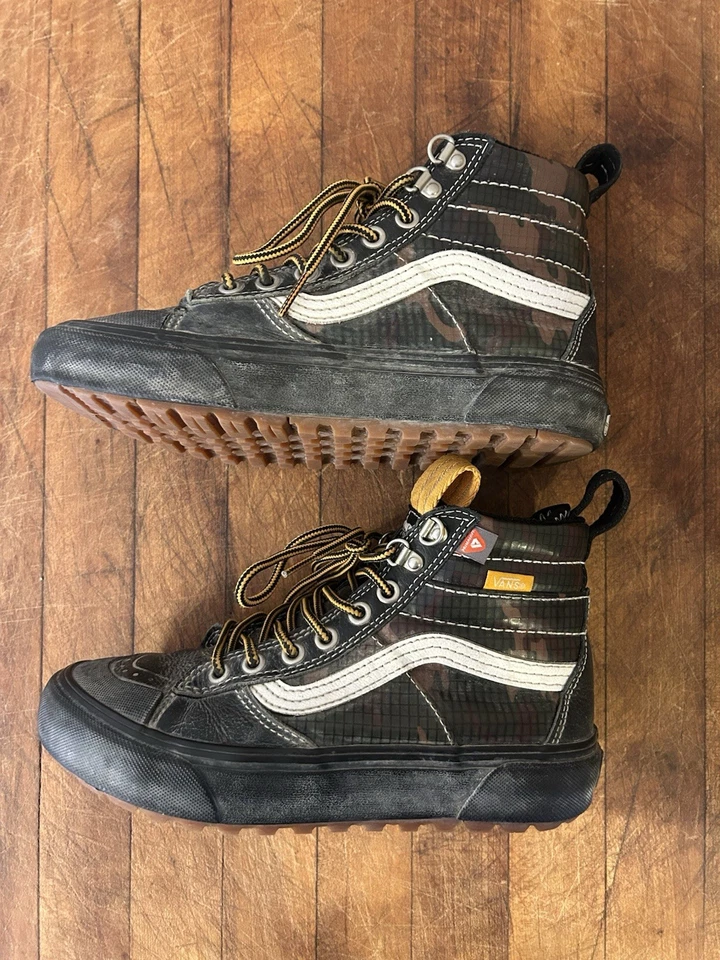 Vans SK8-Hi MTE 2.0 DX Shoes Women 6.5 Green Camo Primaloft  Lace Up All Weather - Image 2 of 4