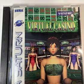 Virtual Casino (Sega Saturn, 1996) CIB Complete w Manual - Tested & Working