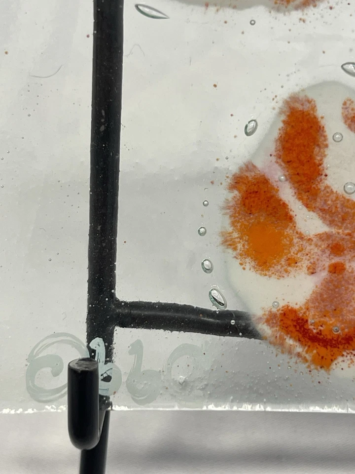 Platos de camarones de vidrio fundido Duree Designs - Juego de 4 platos pequeños para aperitivos Foto 3 de 4